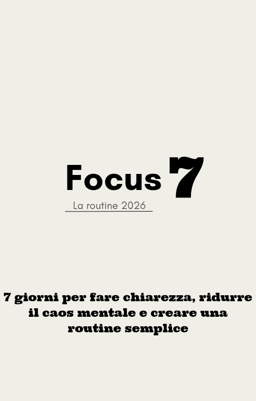 FOCUS 7 – La Routine 2026